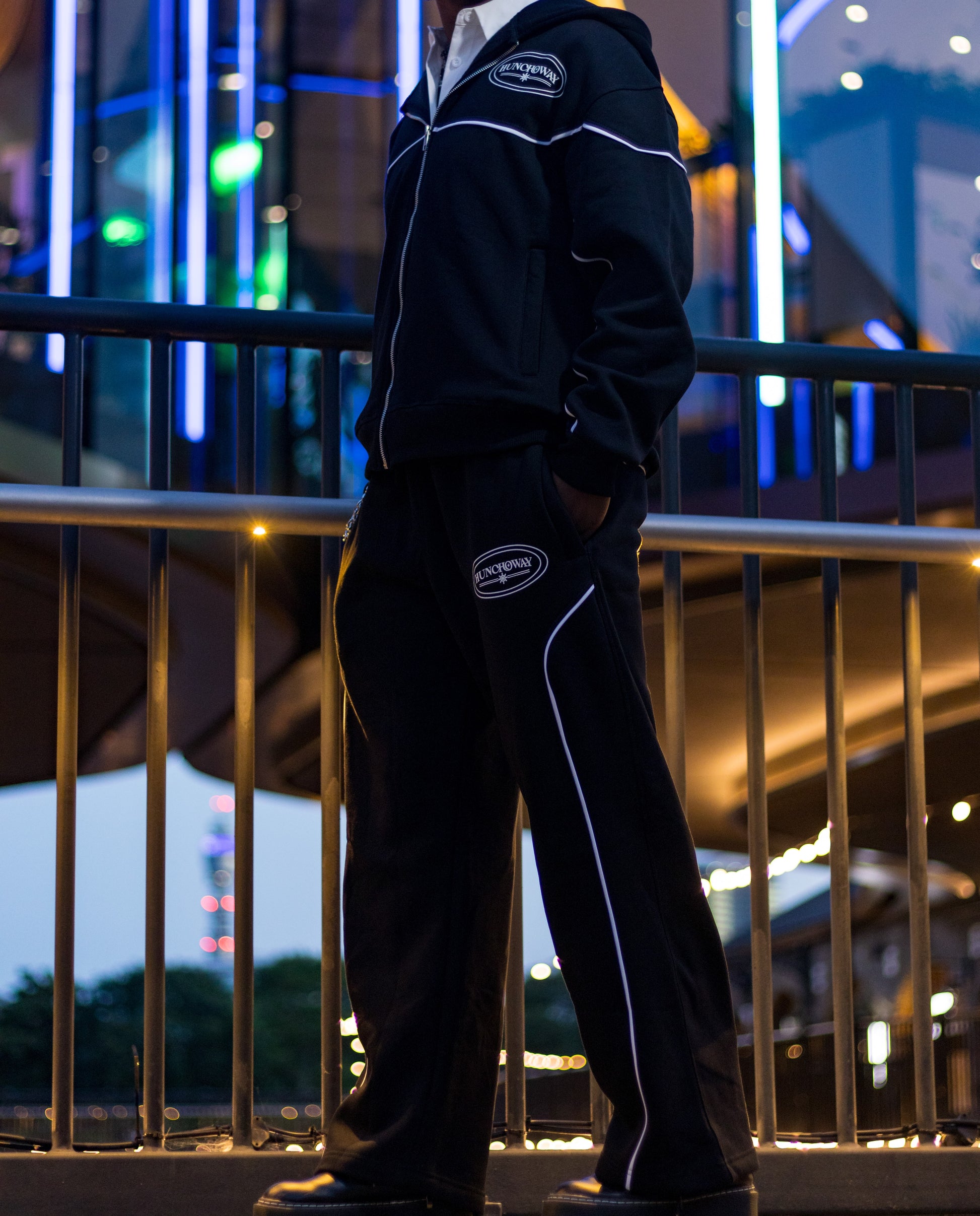 black streetwear hoodie