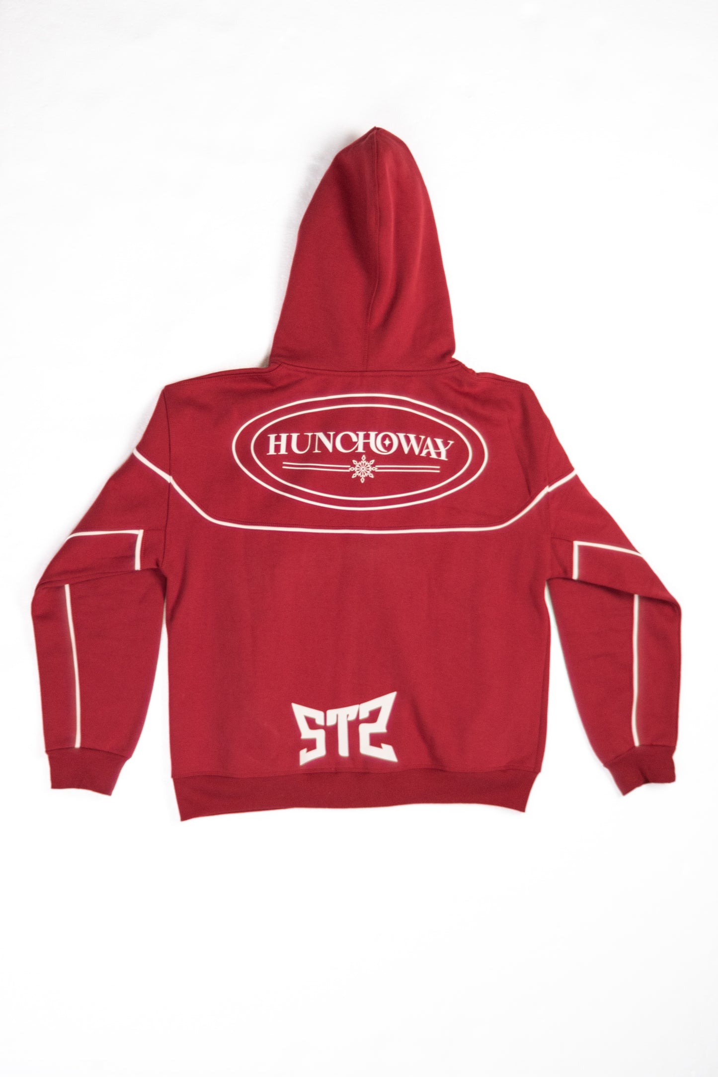 wine red streetwear hoodie