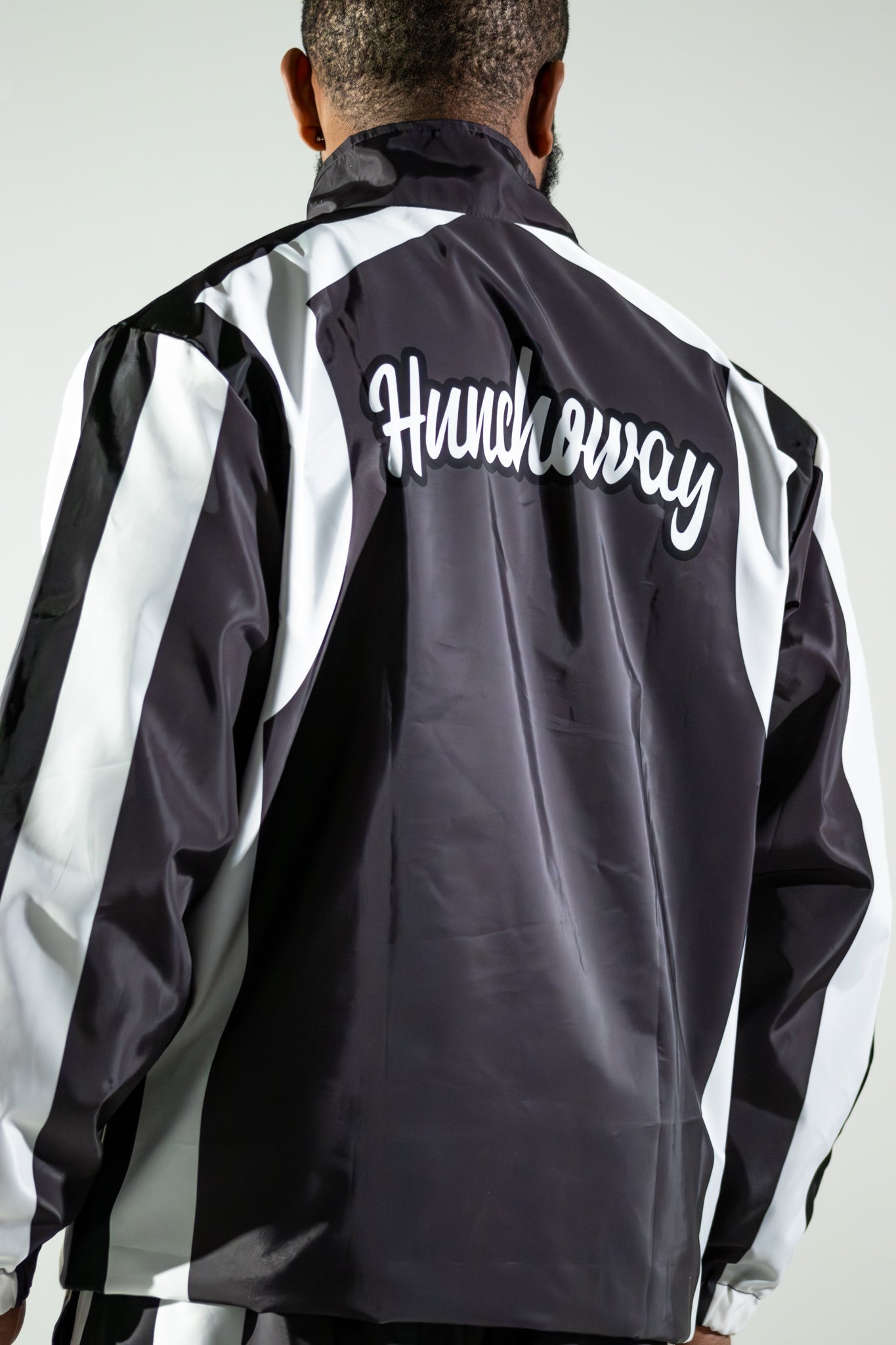 Black Monarch Track Top - HUNCHOWAY