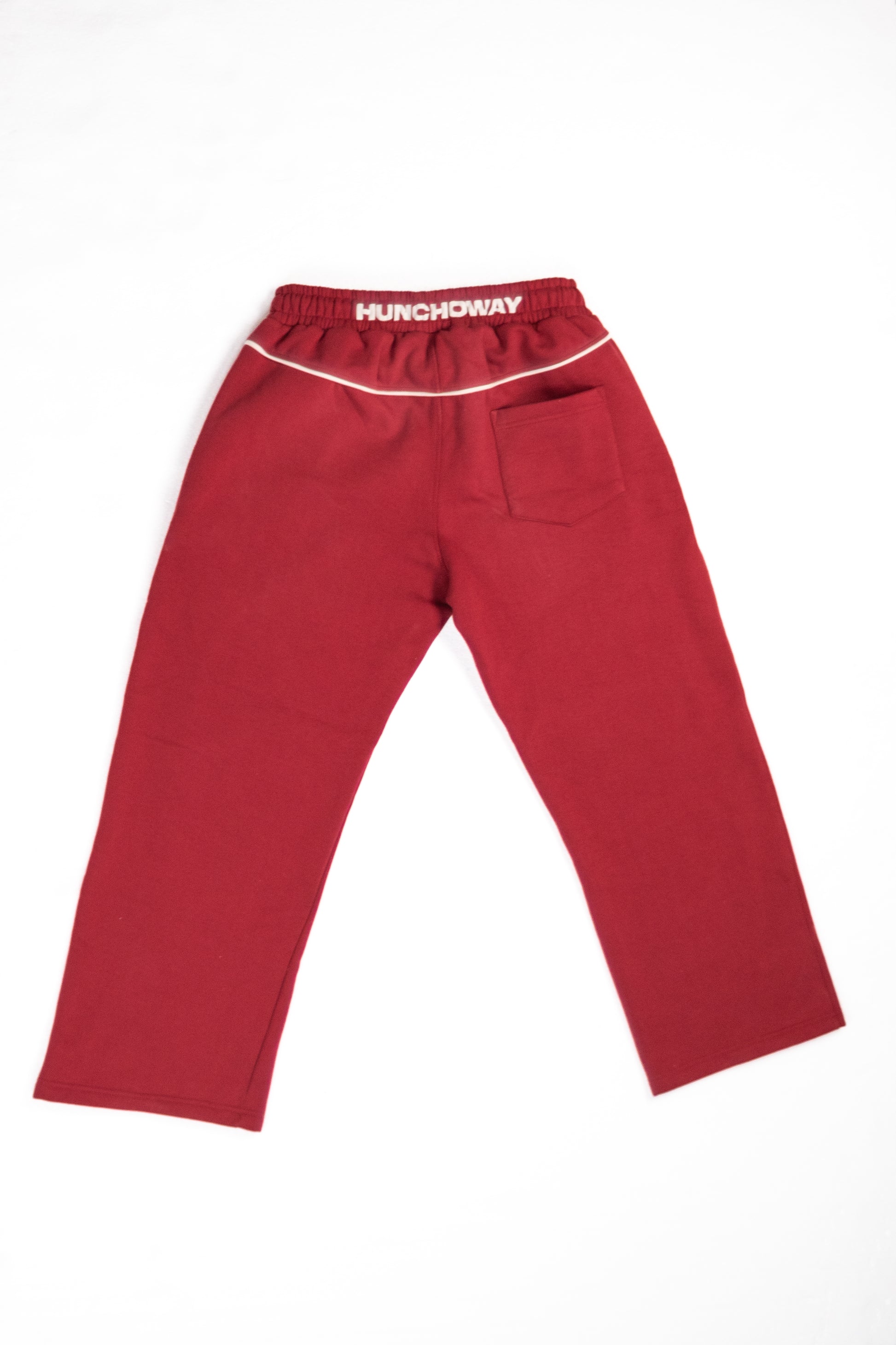 wine red tracksuit bottoms