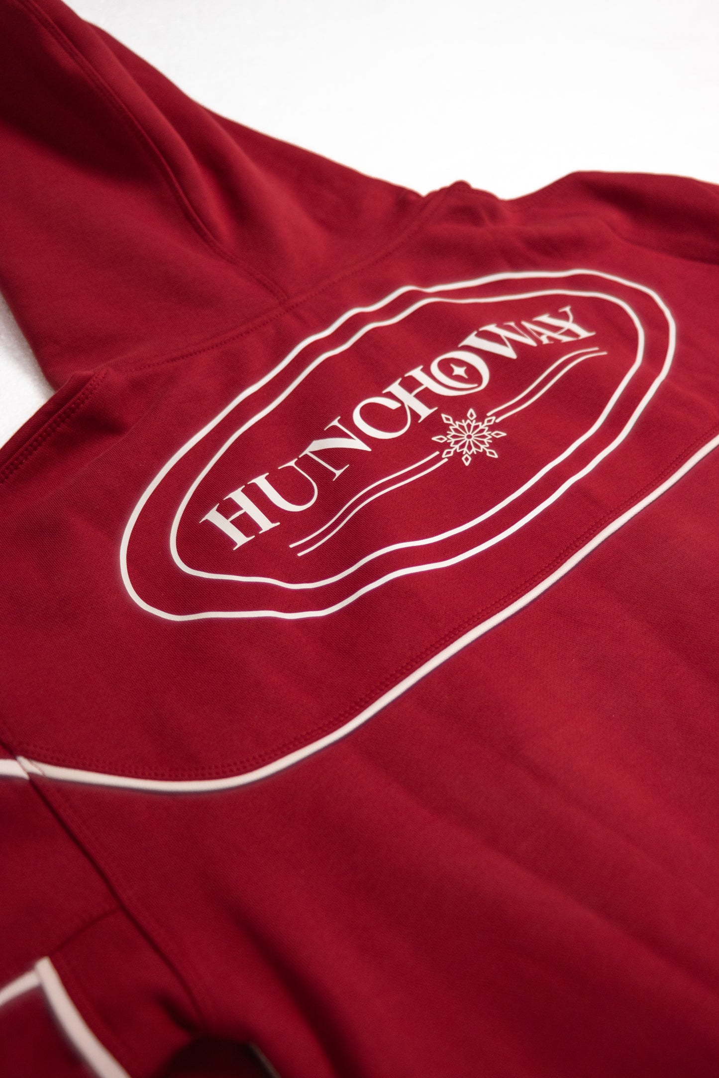 wine red streetwear hoodie