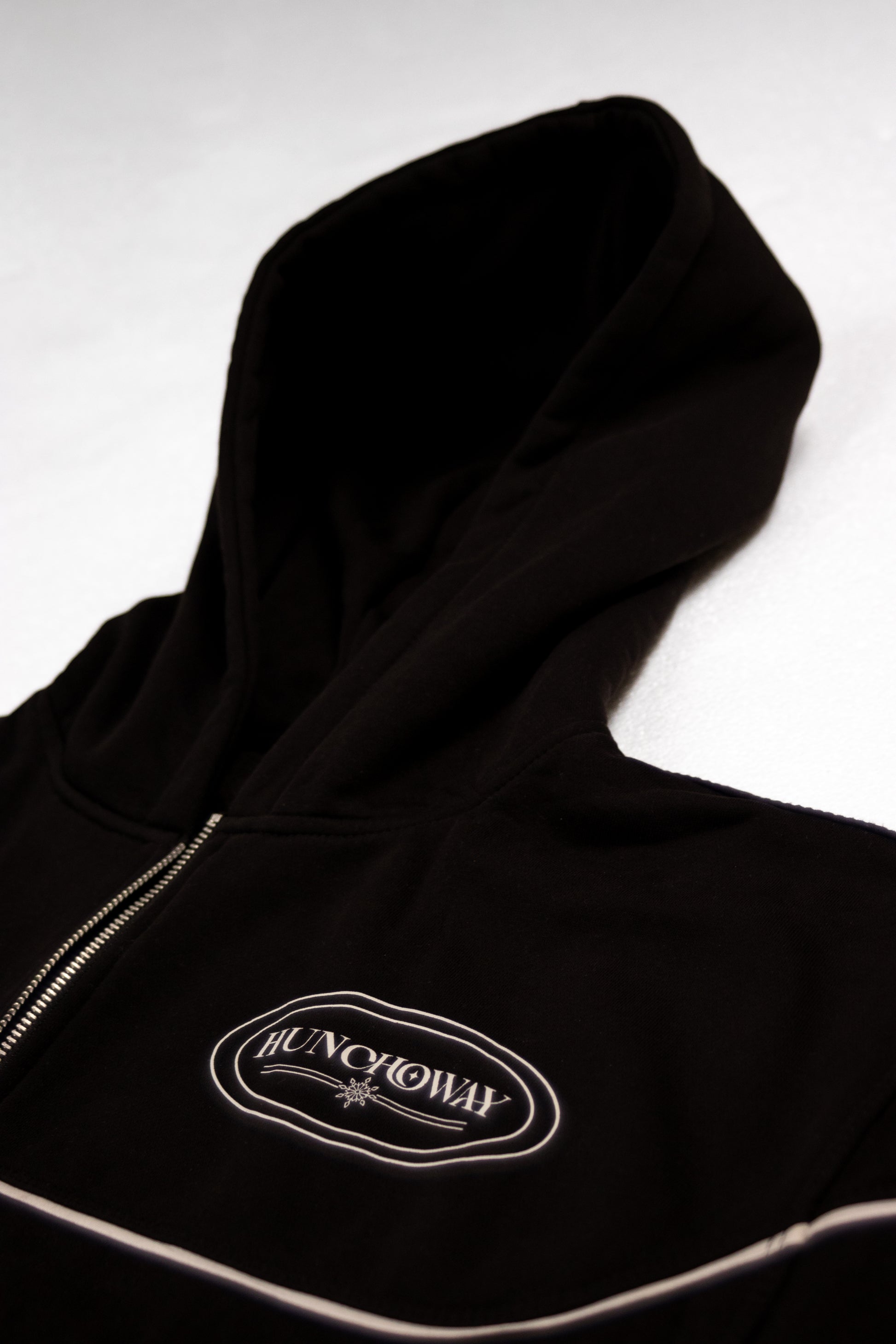 black streetwear hoodie